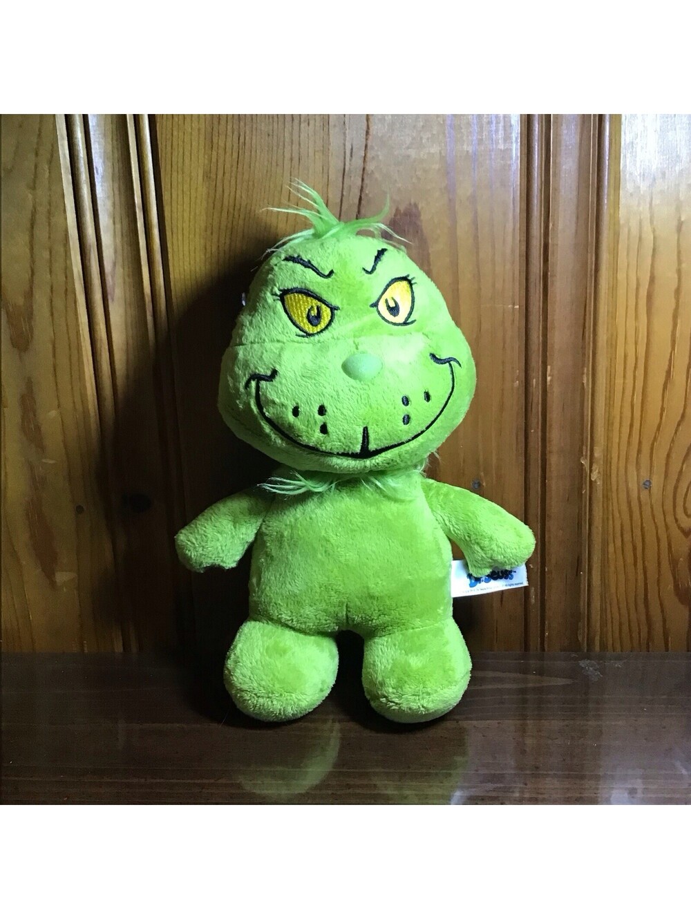 Aurora World Dr Seuss Grinch Dood Plushie 8.5" Stuffed Animal Toy Holiday Green